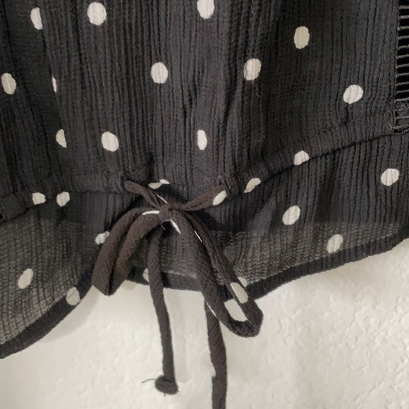 Elodie Polka Dot Tie Waist Blouse - Picture 5 of 11